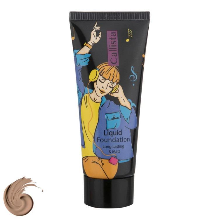 کرم پودر تیوپی کالیستا مدل Long Lasting And Matt