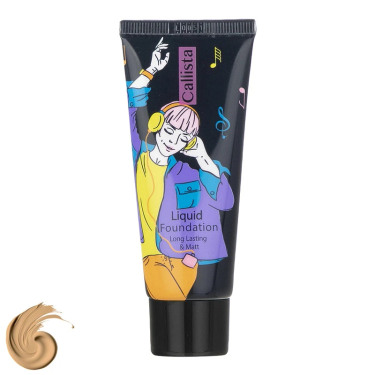 کرم پودر تیوپی کالیستا مدل Long Lasting And Matt