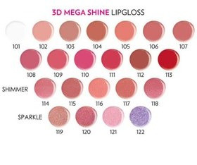 لیپ گلاس گلدن رز مدل Mega Shine