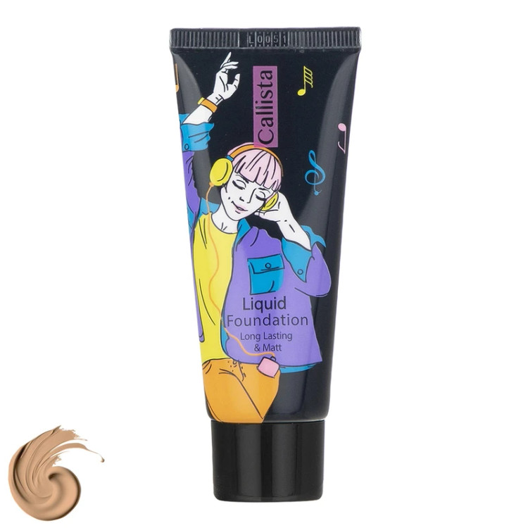 کرم پودر تیوپی کالیستا مدل Long Lasting And Matt