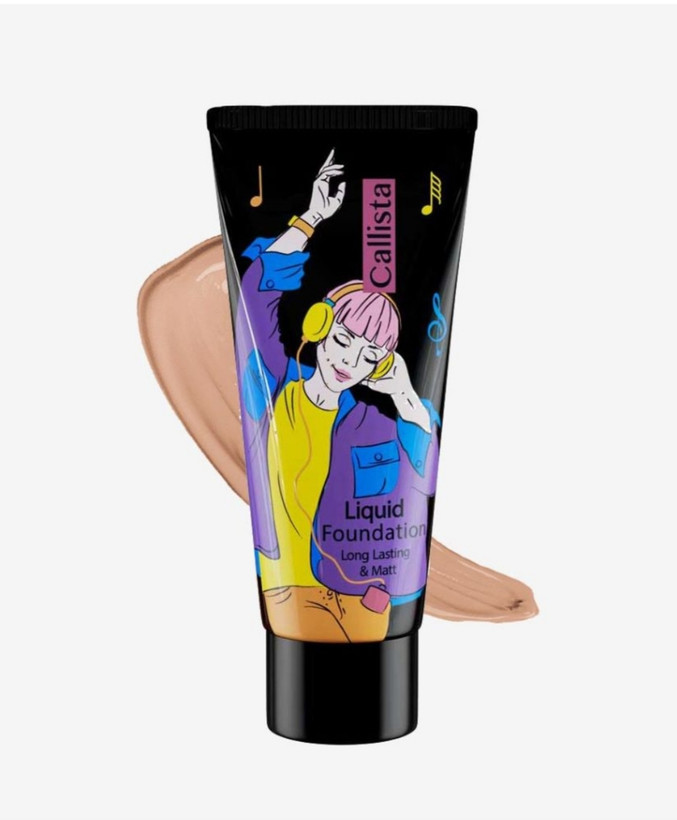 کرم پودر تیوپی کالیستا مدل Long Lasting And Matt
