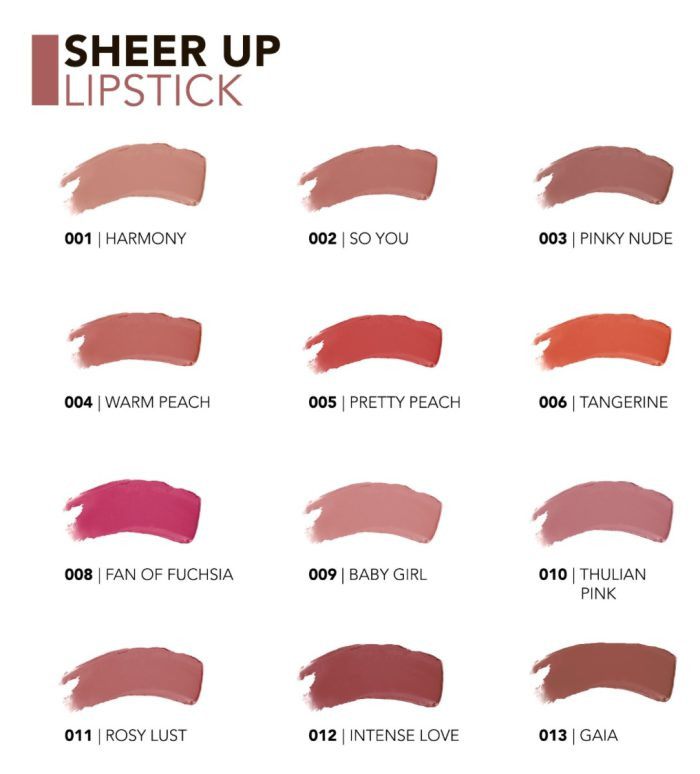رژ لب فلورمار مدل Sheer Up Lipstick