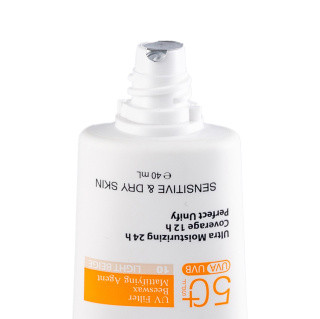 کرم ضد آفتاب رنگی بیزانس با SPF50 مناسب پوست های حساس و خشک حجم 40 میلی لیتر